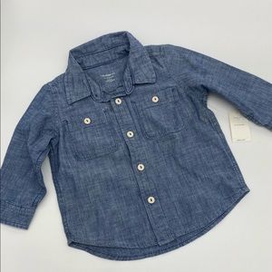 BabyGap | 12- 18 months Denim long sleeve shirt